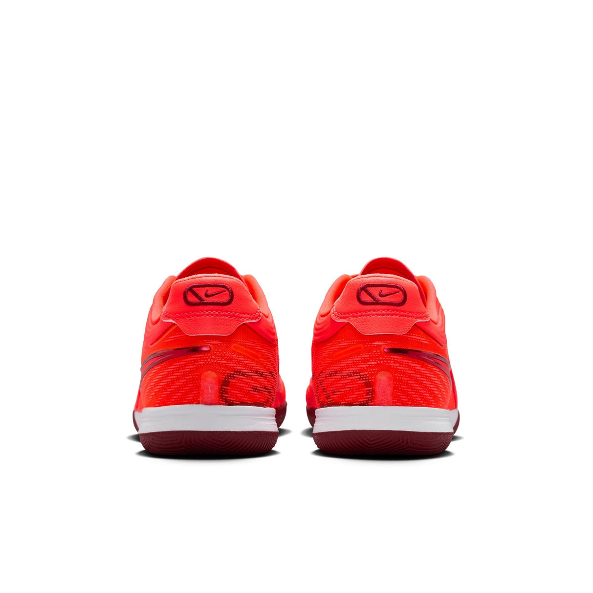 Nike Tiempo Reactgato IN Indoor/Court Low-Top Soccer Shoes -Bright Crimson/Team Red