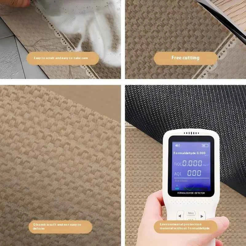 Kawaii Cartoon Diatomaceous Earth Cat Litter & Dining Mat – Water-Absorbent Quick-Drying Non-Slip Home Decor Pet Mat (4 Sizes)